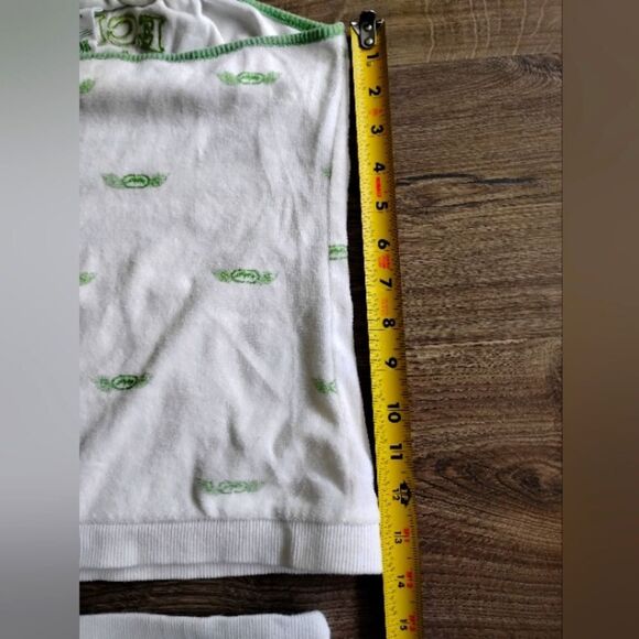 RARE GRAIL y2k Shorts Shirt Ecko Red Terry Cloth Halter tank set 2 piece echo🔥 - Picture 9 of 12